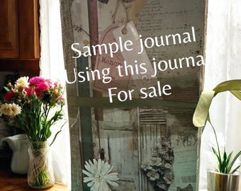 Junk Journal. Starter Journal. Blank pages and cover. 60 blank pages. Cover made of heavy Kraft stock.