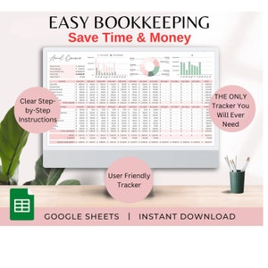 Bookkeeping Template Small Business Bookkeeping Ledger Bookkeeping Sheets Revenue Expense Track Google Sheet Sales Template