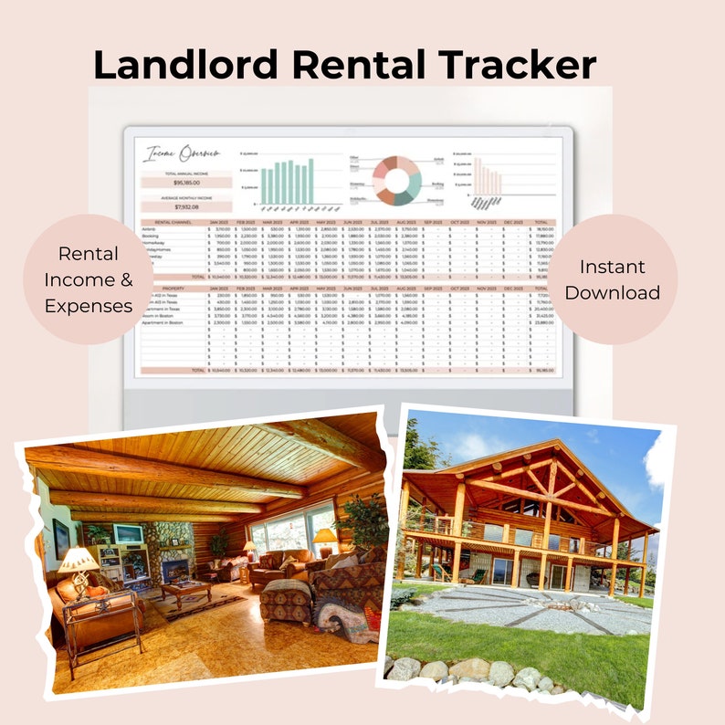 Rental Expense Template Landlord Airbnb Rental Spreadsheet Easy Bookkeeping Real Estate Vacation Rental Expense Template Landlord Airbnb Rental Spreadsheet Easy Bookkeeping Real Estate Vacation