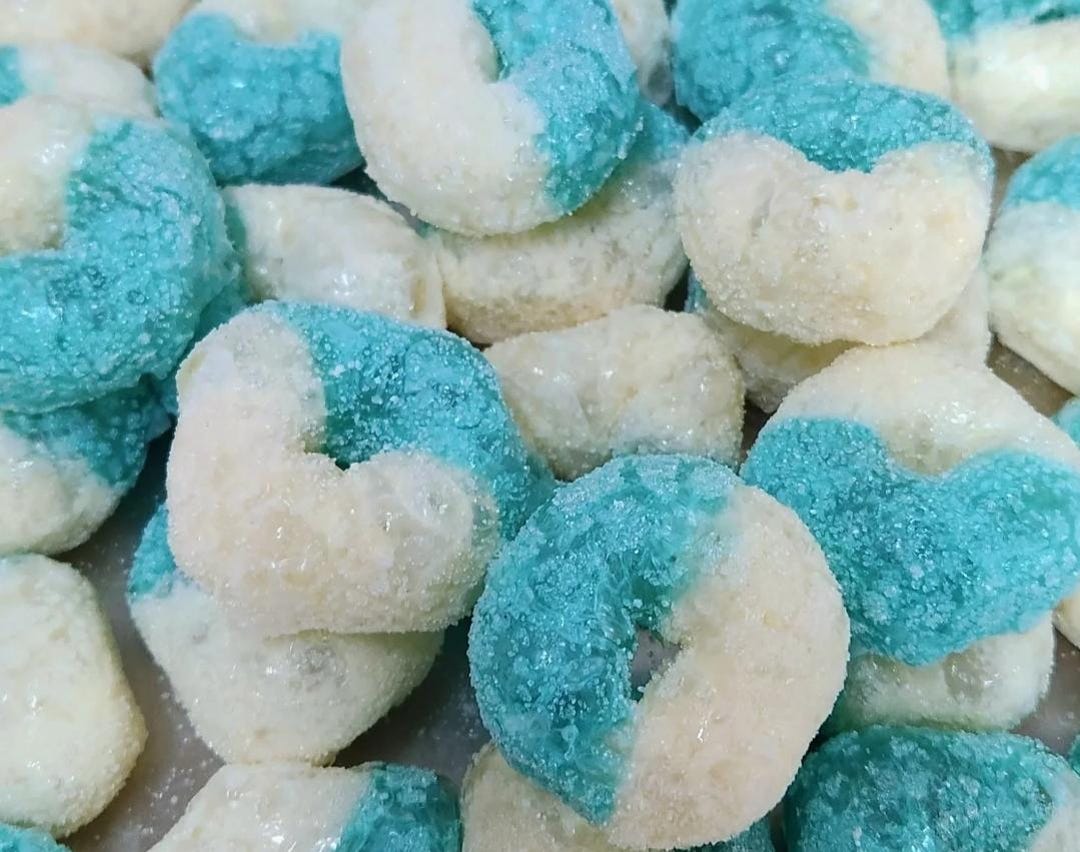Goya Raspberry Rings Freeze Dried Blue Raspberry Rings - Etsy