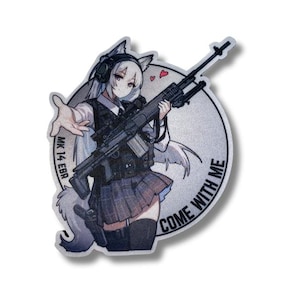Anime Velcro Patch - MK 14 EBR - Come With Me