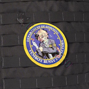 Anime Morale Patch - FBI - Femboy Bussy Inspectors Version B