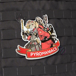 Anime Morale Patch - Burince & Pyro - Zenless Zone Zero - Pyromaniacs