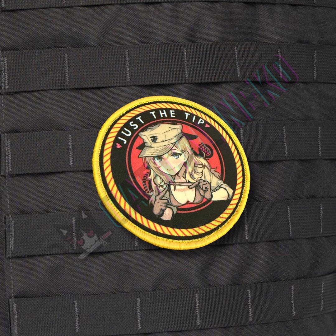 Anime Morale Patch - Just the Tip - Etsy