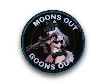 Anime Velcro Patch - Moons Out Goons Out