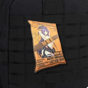Patch Anime Morale - Patch MRE - Bleu
