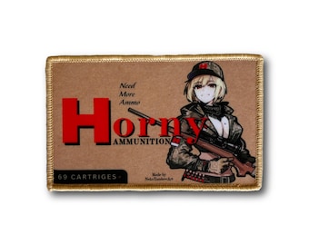 Anime Velcro Patch - Horny Ammo