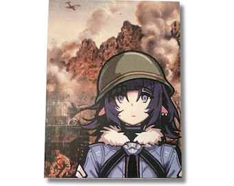Adesivo Zenless Zone Zero Jane Doe - Olhar perdido - Adesivo de anime à prova d'água