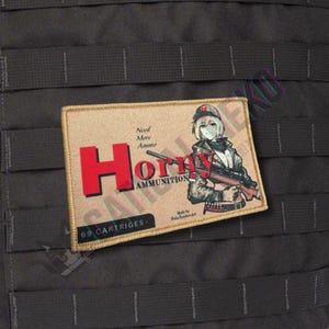 Patch de moral de anime - Série Ammo - Munição excitante