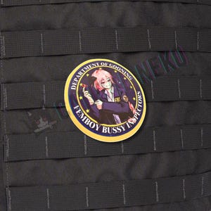 Anime Morale Patch - FBI - Femboy Bussy Inspectors Sticker Only
