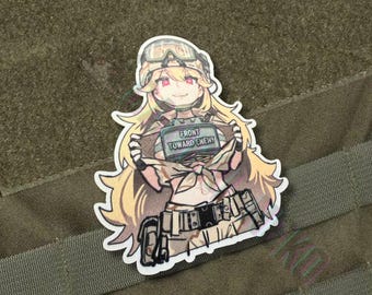 Anime Morale Patch - Front Towards Enemy - Claymore - Desert Storm