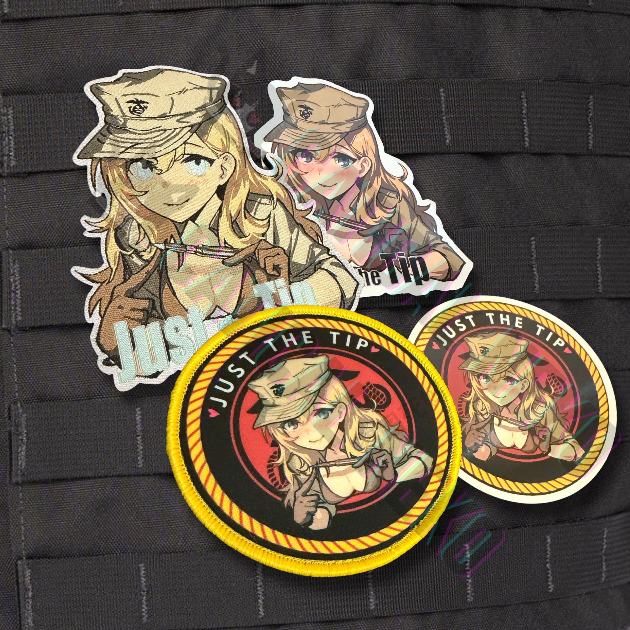 Anime Morale Patch - Just the Tip - Etsy