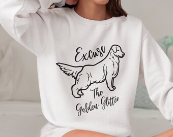 Schattige Golden Retriever Sweatshirt, Cadeau Trui, Retriever geschenken, Golden Retriever, Golden Retriever moeder, Hond Moeder Sweatshirt Tee, Hond Cadeau