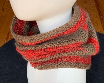 Log Cabin Cowl Pattern One Size Fits All