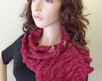 Random Pleat Scarf Pattern