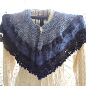 Nadia&#39;s Gradient Yarn Shawl Pattern* One Size Fits All