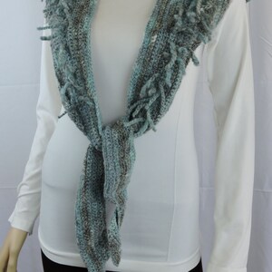 Lambs Tail Collar Single Crochet Version Easy