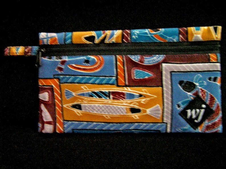 Aboriginal Souvenir Print Fabric Pencil Case Cosmetic Bag Zip Etsy