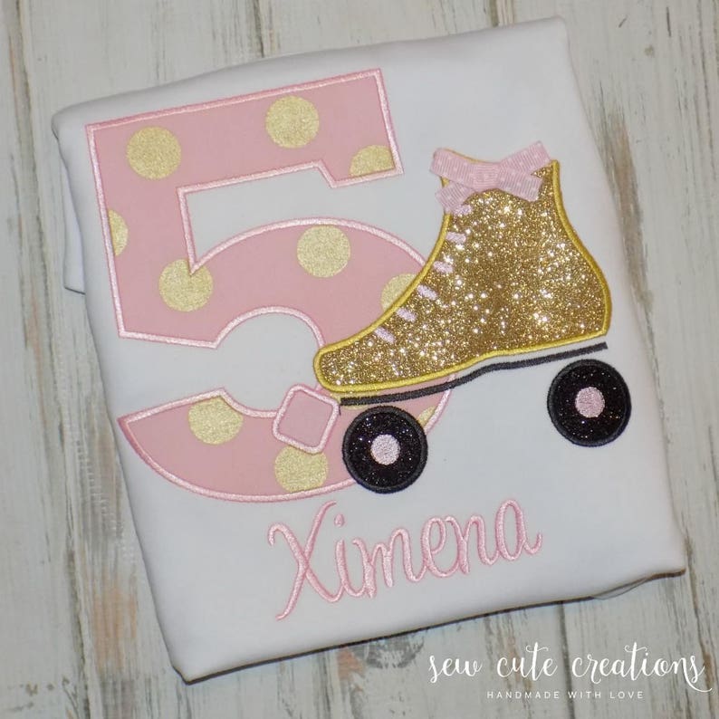 Roller Skate Birthday Shirt Roller Skate Birthday Outfit Etsy