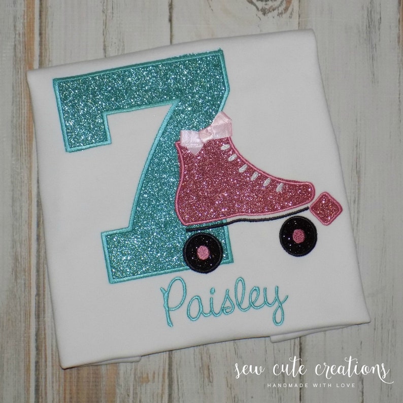 Roller Skate Birthday Shirt Skate Birthday Outfit Roller Etsy