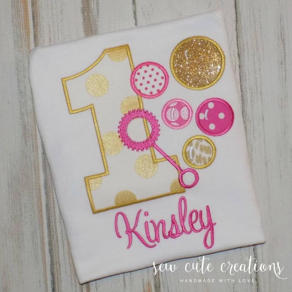 Bubbles Birthday Shirt for boys girls - Bubbles Birthday Outfit - 1st birthday - 2nd birthday - 3rd 4th 5th birthday - Sew cute creations Il_570xn