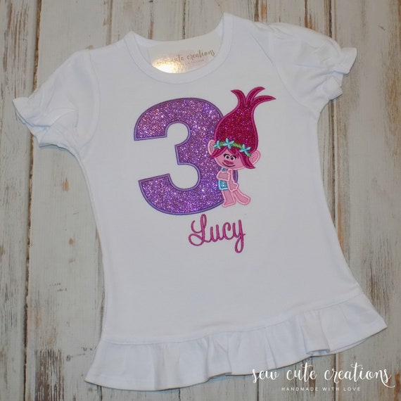 trolls 2nd birthday outfit