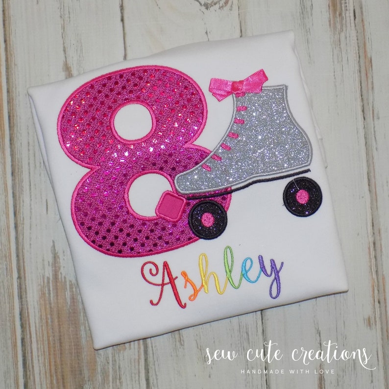 Roller Skate Birthday Shirt Roller Skate Birthday Outfit Etsy