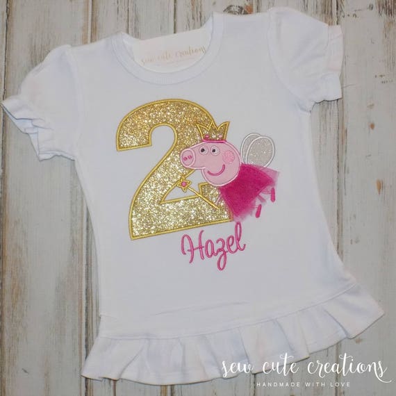 peppa pig 2nd birthday outfit