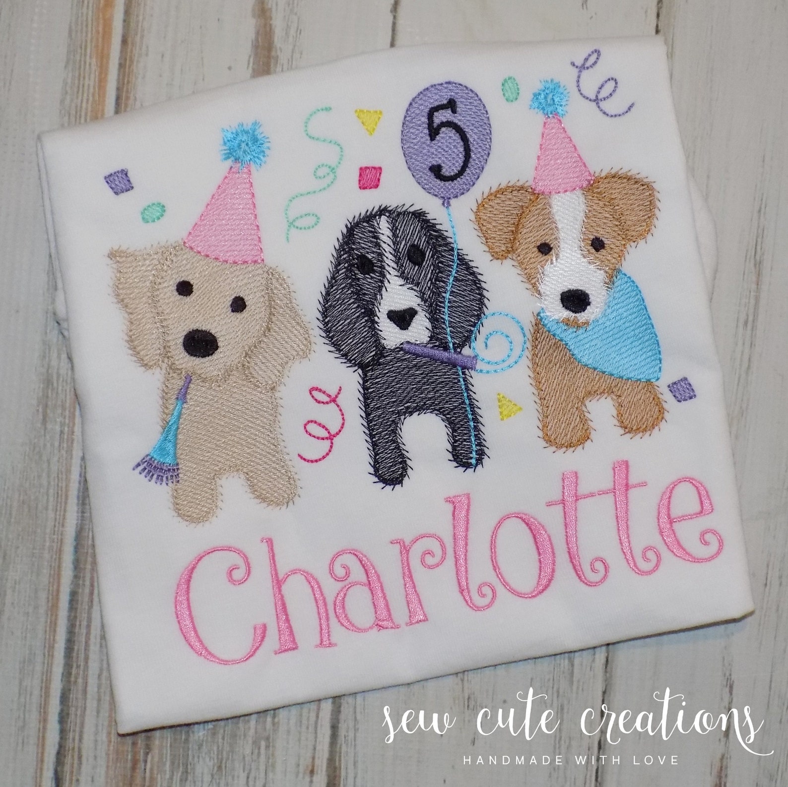 Puppy Birthday Shirt Boy Girl Dog Birthday Outfit Dog Puppy Etsy