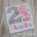 Two Nado 2nd birthday shirt, Tornado Twonado theme Second birthday Tee, Sew Cute creations