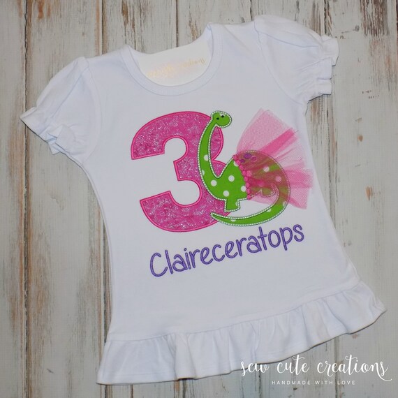 dinosaur birthday outfit girl
