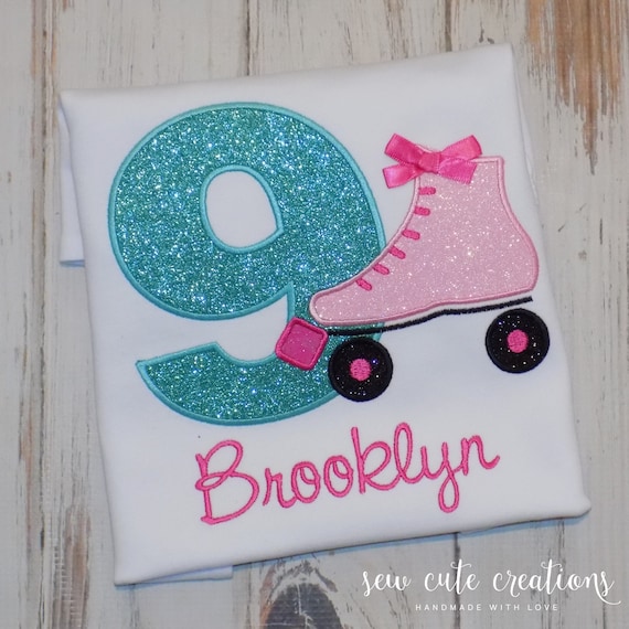 Roller Skate Birthday Shirt Skate Party Outfit Roller Rink Etsy