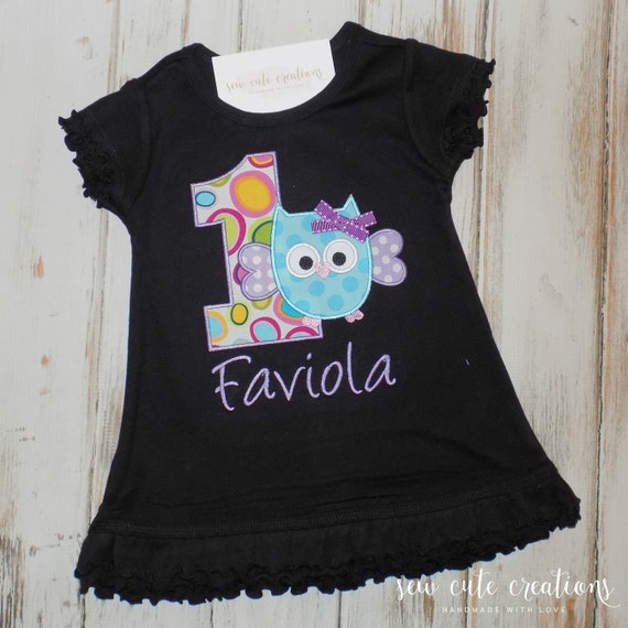 Owl Girl Birthday Dress - Owl birthday Outfit - Look Whoo's Two - Look Whoo's One - 1st 2nd birthday - sew cute creations Il_570xn