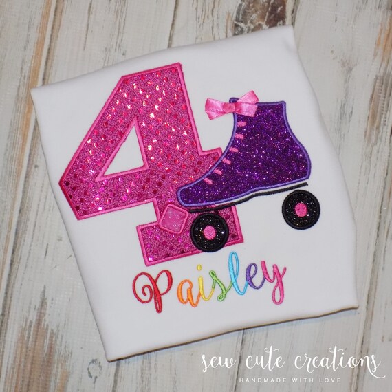Roller Skate Birthday shirt, Roller Skate birthday outfit, Skate Party