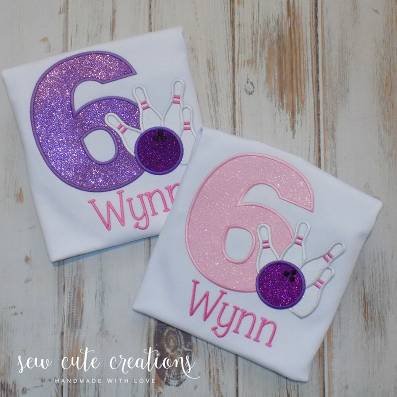 Bowling Birthday Shirt Boy Girl Bowling Party Outfit Bowling Etsy