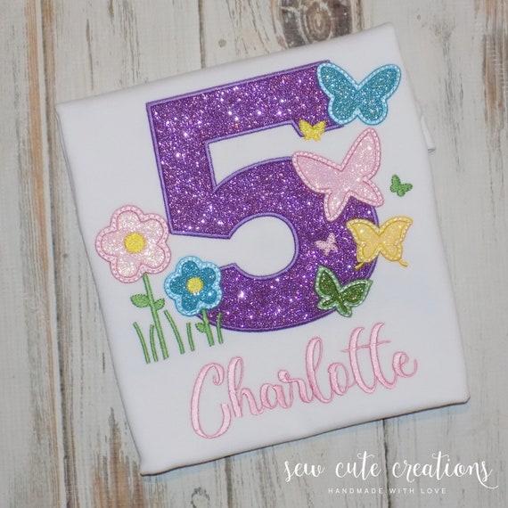 Butterfly Birthday shirt, Butterfly party outfit, Butterfly garden, 1st 2nd 3rd 4th 5th 6th 7th 8th 9th birthday, Sew cute creations Il_570xn