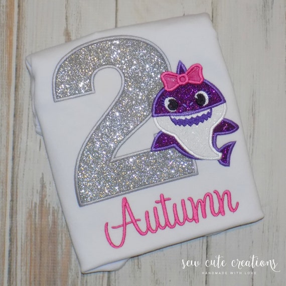 baby shark 3rd birthday outfit