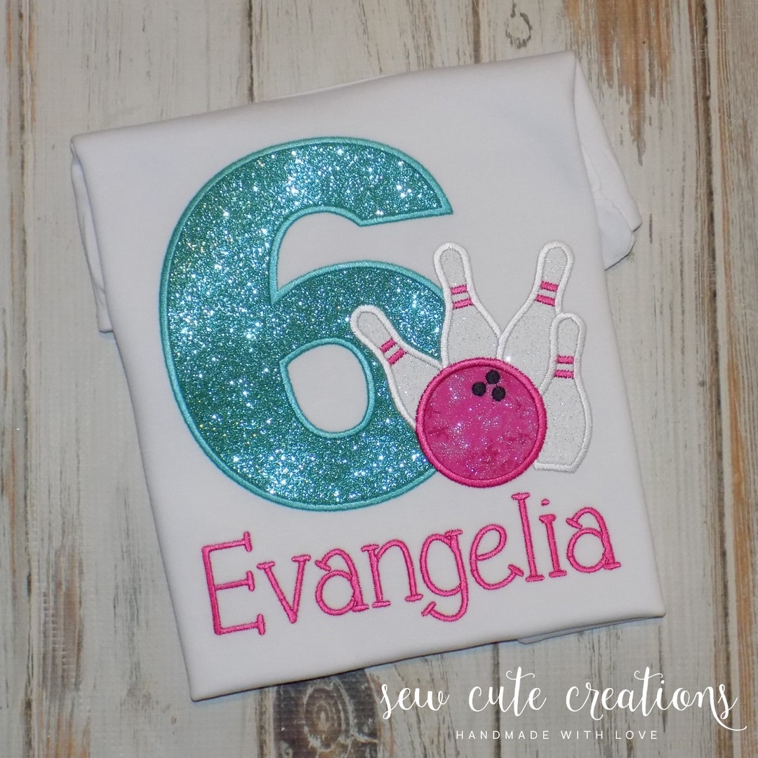 Bowling Birthday Shirt Boy Girl, Bowling Party Outfit, Bowling Ball