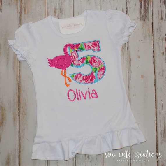 Flamingo birthday outfit sale