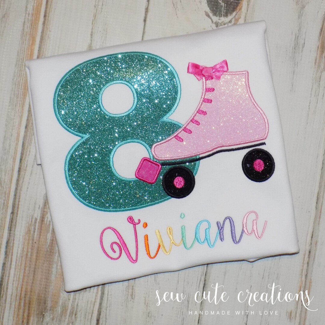 Roller Skate Birthday Shirt, Roller Skate Birthday Outfit, Skate Party