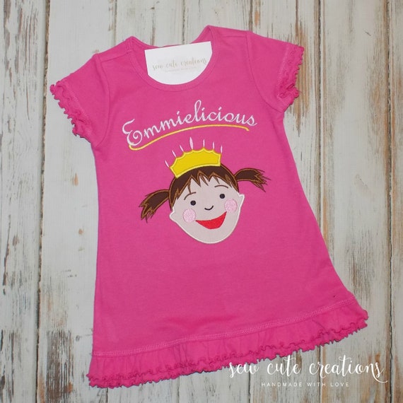 Pinkalicious Girl Birthday dress - Pinkalicious birthday outfit - Pinkalicious party dress - Pinkalicious party outfit - sew cute creations Il_570xn