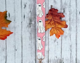 Pink Ghost Keychain
