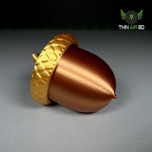 Unique Acorn Stash Jar great for fun or for Geocache hidden object - cute acorn style jar or container