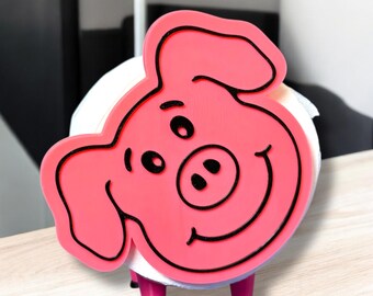 3D Printed Pig Toilet Roll Holder: Fun Bathroom Decor