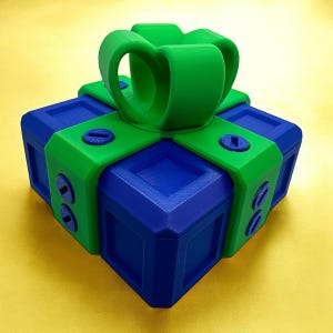 Annoying Gift Box: 3D Printed Puzzle Prank Box with 12 Bolts