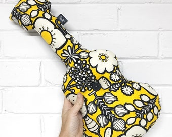 Guitar Shaped Pillow Etsy