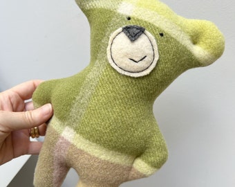 Upcycled Blanket Koala Bear Soft Toy