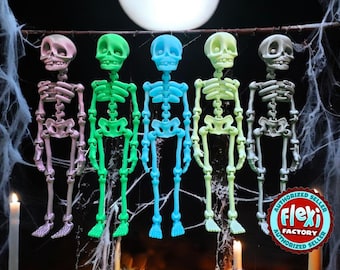 Flexi Skeleton, 3d Printed Articulated Skeleton