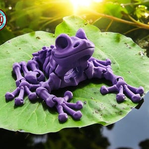Flexi Frog, 3d Printed Articulated Frog Toy