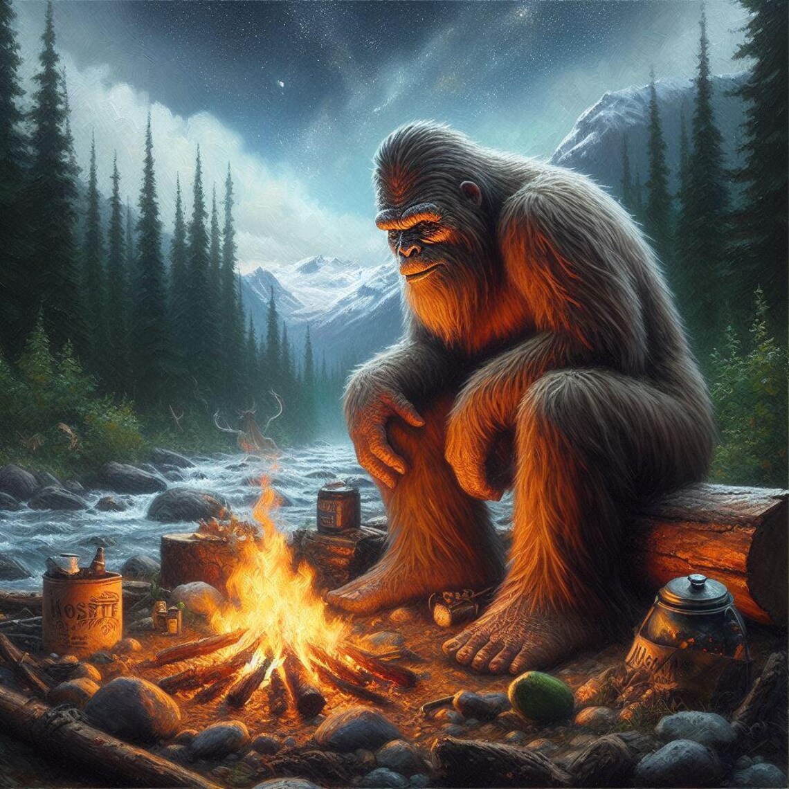 5 Campfire Bigfoot - Etsy
